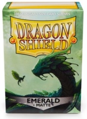 Dragon Shield Sleeves: Matte Emerald (Box of 100)